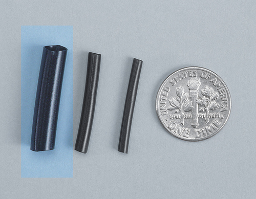 BLK HEAT-SHRINK TUBES/6