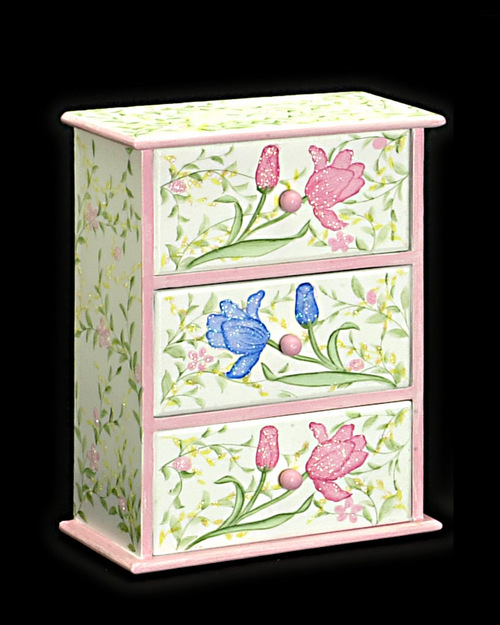 3-DRAWER GLITTER CHEST