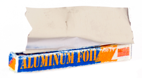 ALUMINUM FOIL BOX W/FOIL