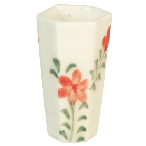 RED FLOWER ON VASE