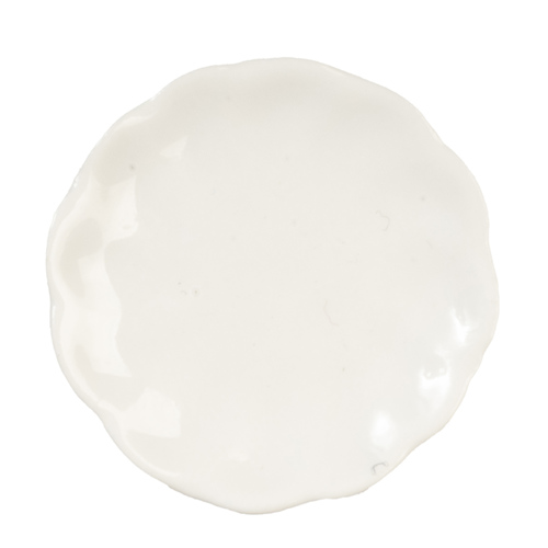 CERAMIC PLATE/OFF WHITE
