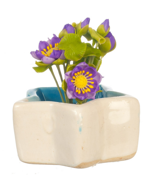 STAR FISH POND W/FLOWERS