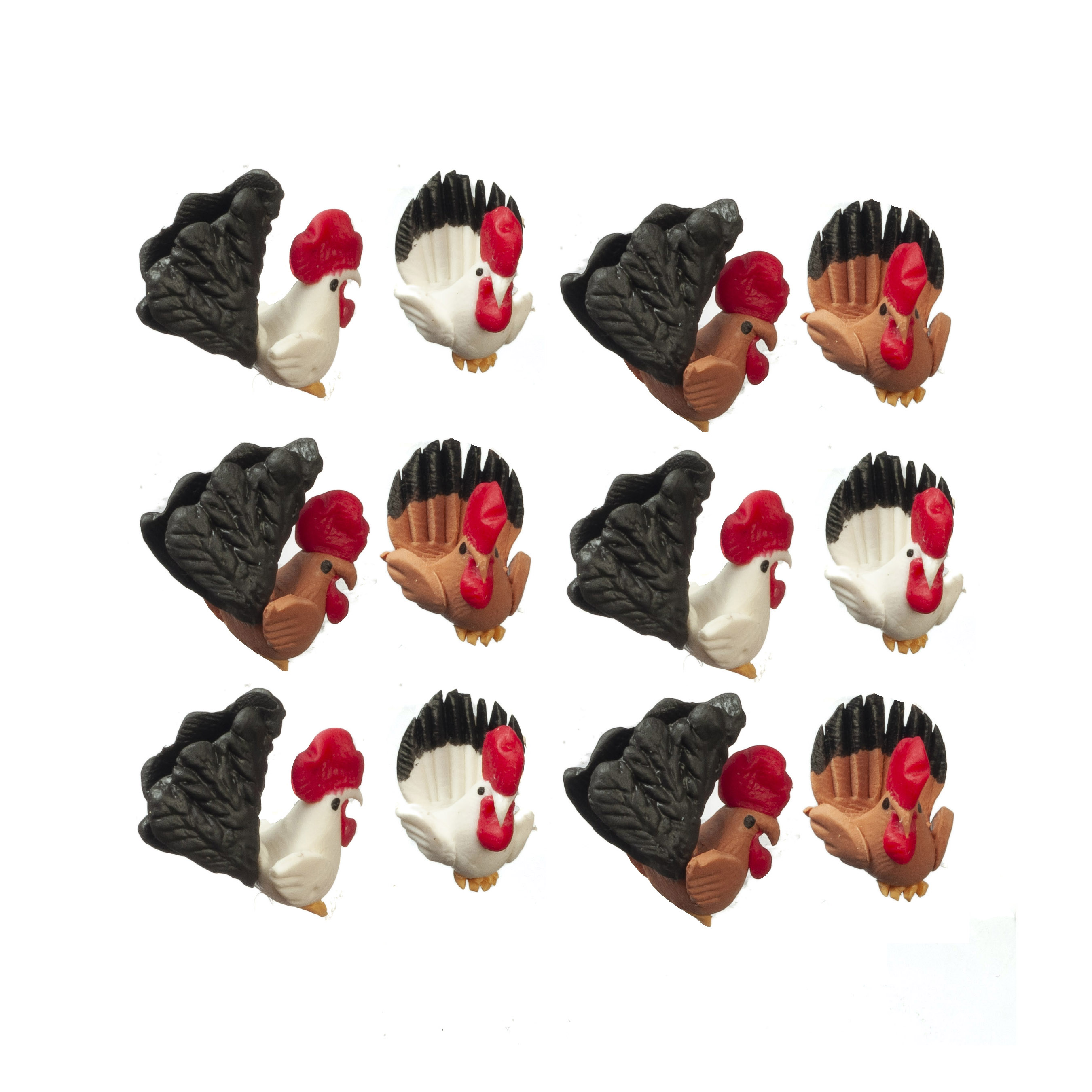 ROOSTERS/12pcs