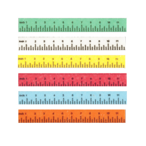 RULER/ASSORTED/SET/6