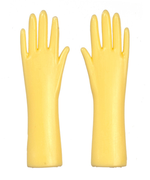 YELLOW RUBBER GLOVES