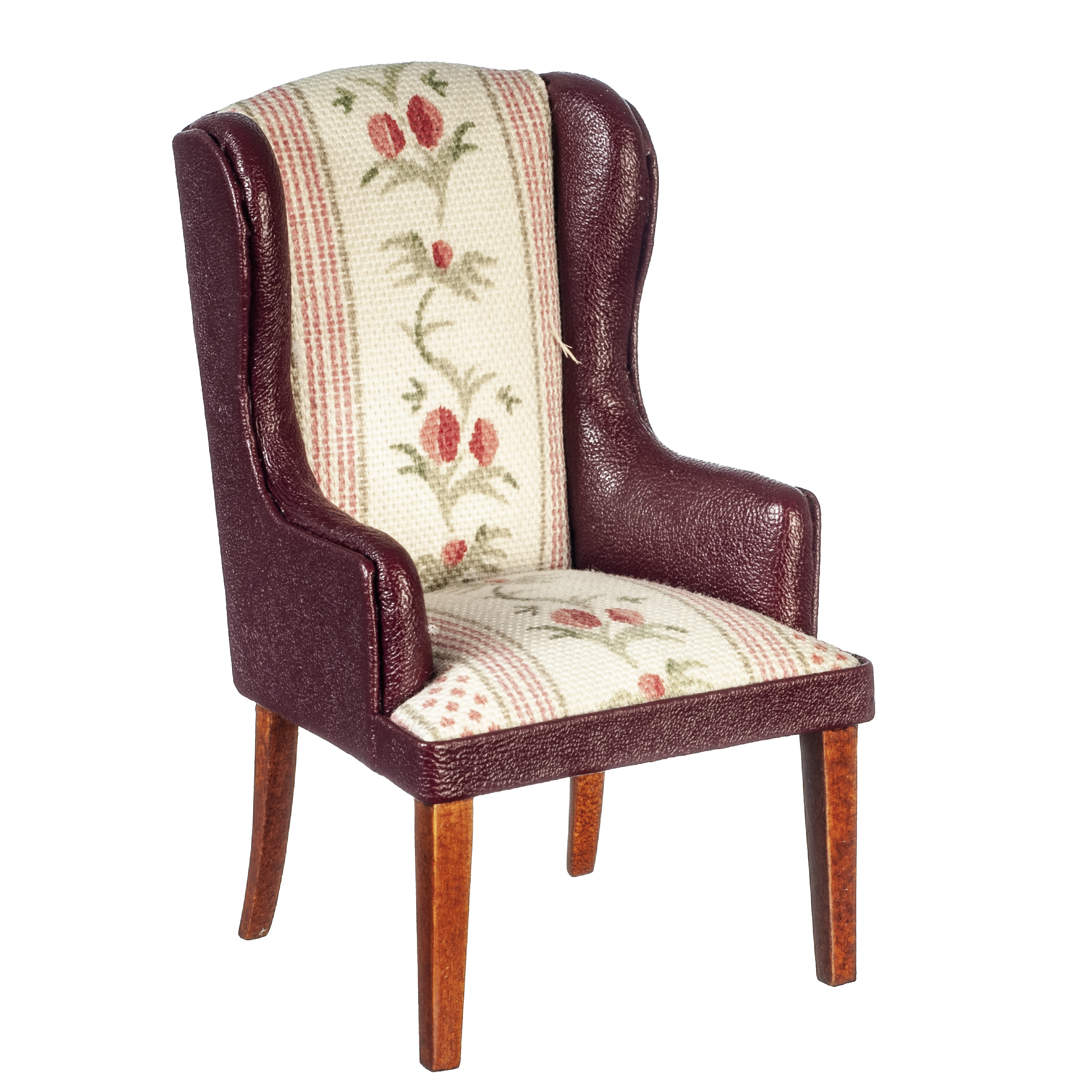 HIGH BACK WING CHAIR/WALN