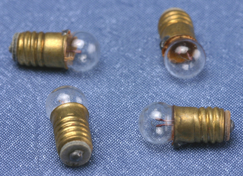 3V SCREW BULBS/SET/4
