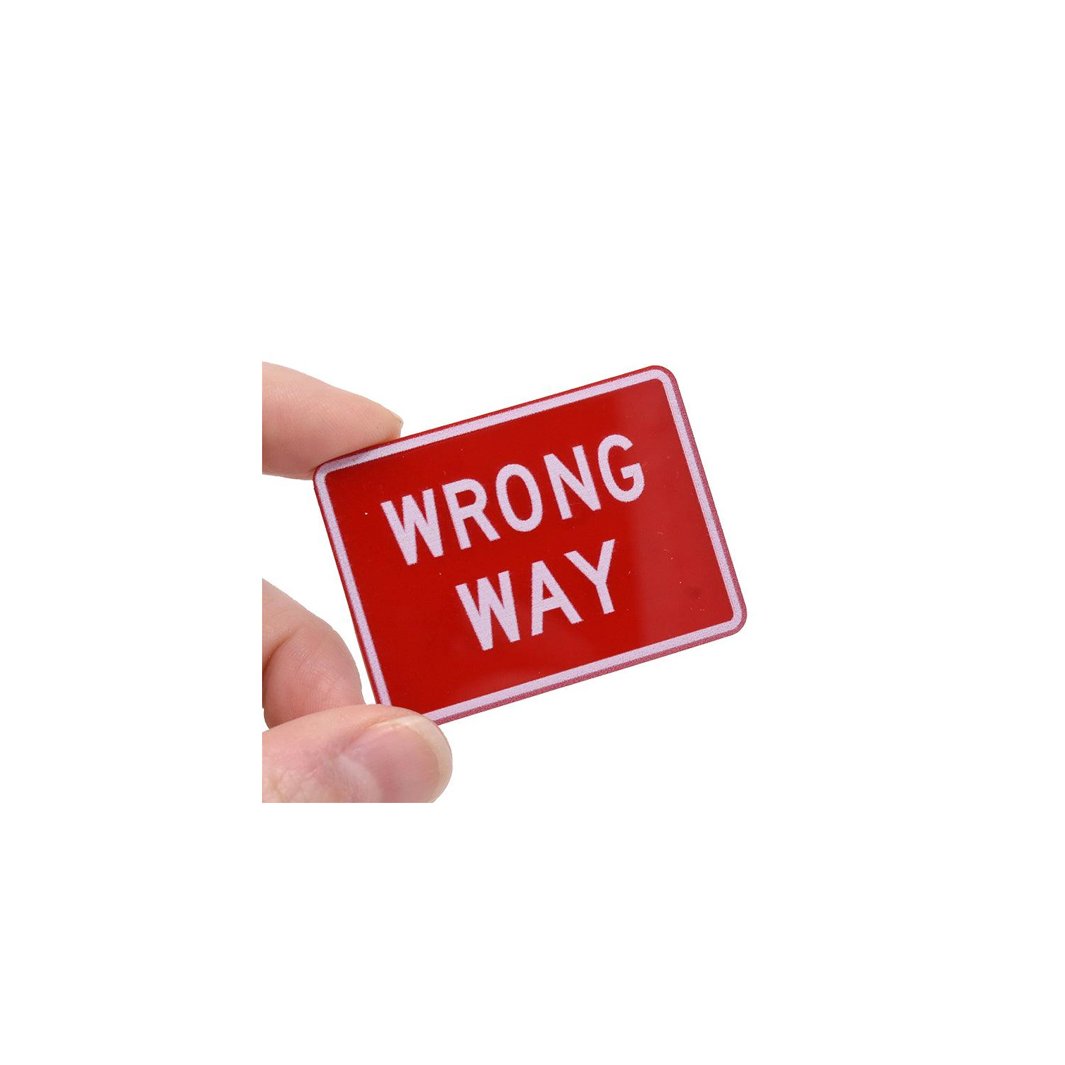 WRONG WAY SIGN