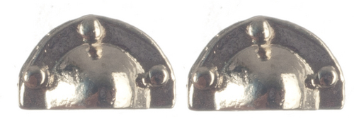 DRAWER PULL/HALF RD/CHR/2