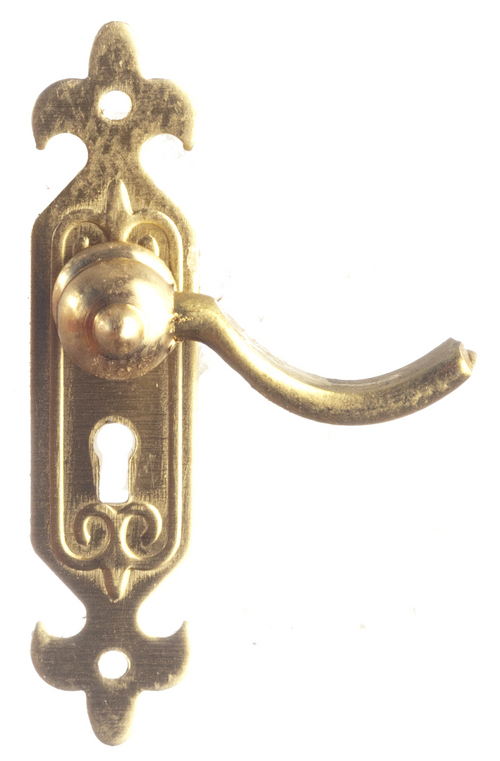 DOOR LEVER HANDLE/BRASS