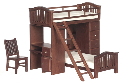BUNKBED SET/WALNUT