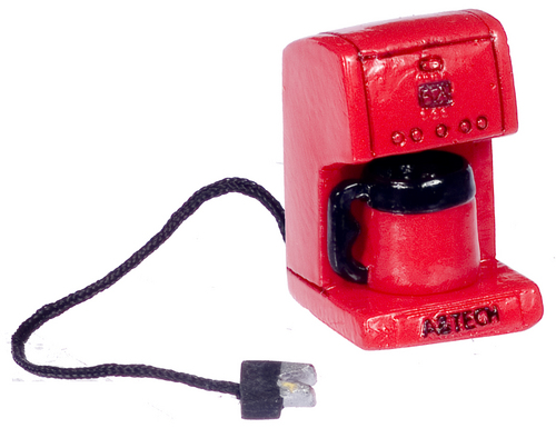 COFFEE MAKER/2pc SET/RED