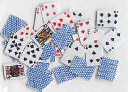PLAYING CARDS/GREEN BACK