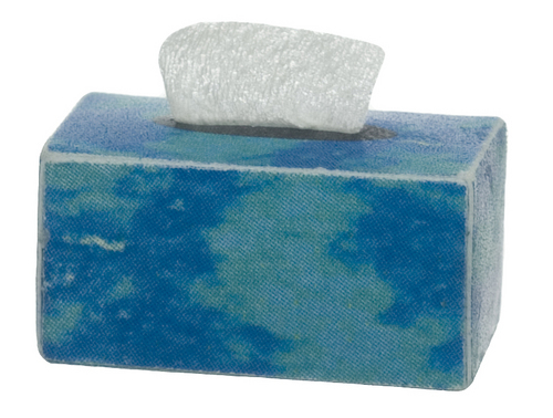 BLUE FACIAL TISSUE