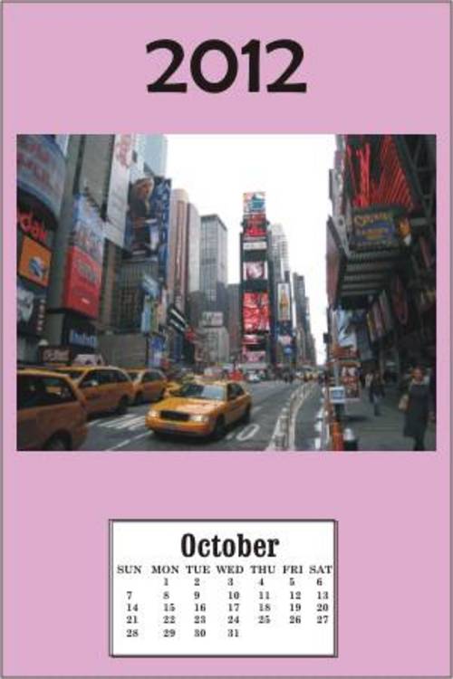 NYC 2012 CALENDAR