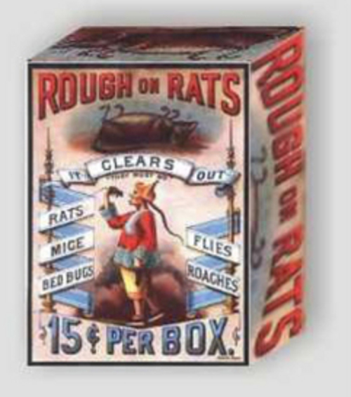 VINTAGE RAT POISON BOX