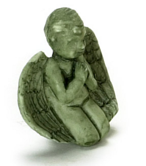 PRAYING CHERUB/GREEN