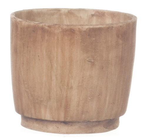 ROUND PLANTER/GRAY ANCIEN