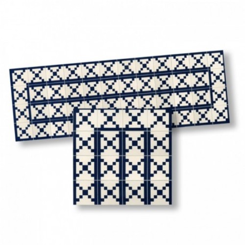 MOSAIC FLOOR TILE BORDER