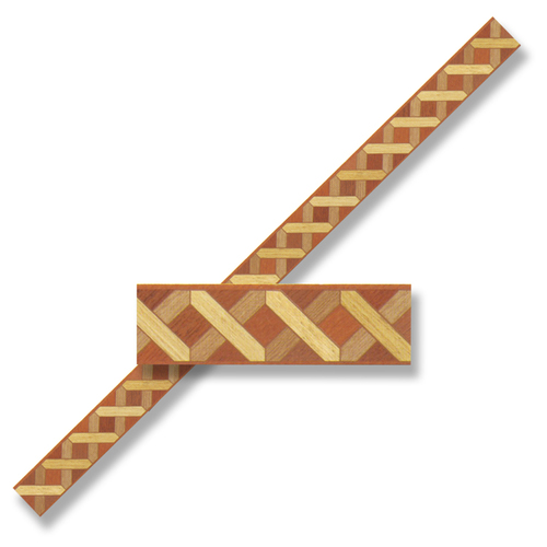 FAUX PARQUET FLOOR BORDER